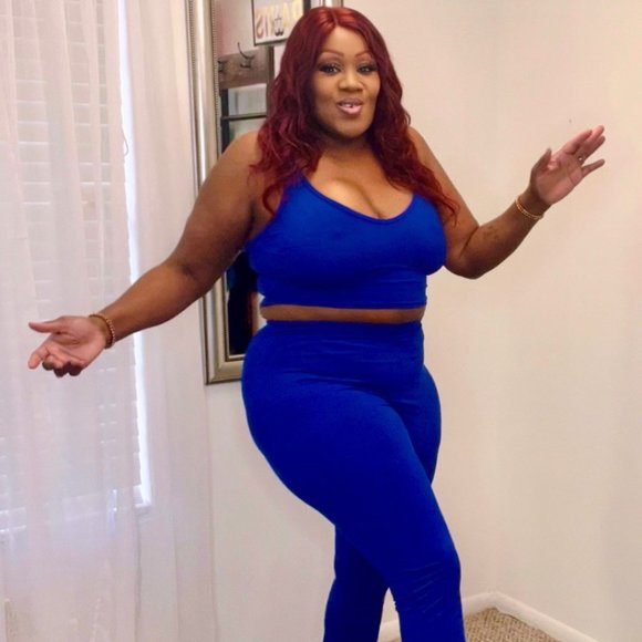 Blue Two Piece Set - Picture 1 of 3